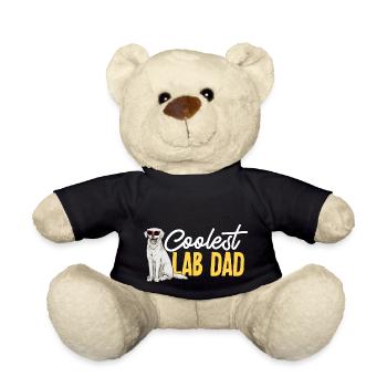 Labrador Retriever blanc Labrador Labrador blanc - Nounours - noir - Devant