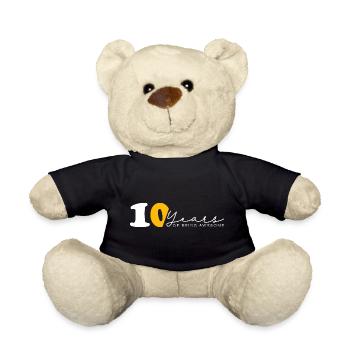 Jahrgang 2014 Lustig 10 Jahre Bday Männer Frauen - Teddy - Schwarz - Vorne