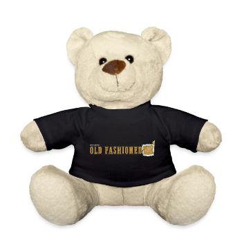 May contain Old Fashioned design funny - Teddy Bear - black - Front