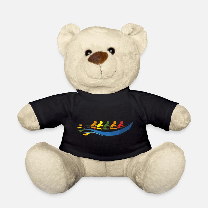 Rudermannschaft Comic Look - Teddy - Schwarz