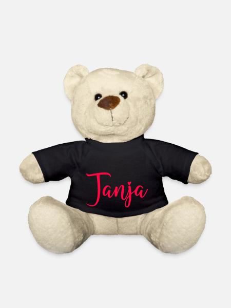 name tanja - Teddy - Schwarz