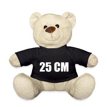 25 cm - Teddy - Schwarz - Vorne