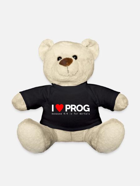 I Love Prog - Teddy Bear - black