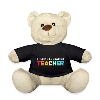 Special Needs School Teacher Special Education Pedagogue - Teddy Bear - black - Front