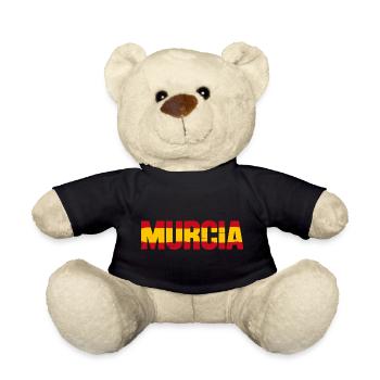 Murcia Flagge Spanien - Teddy - Schwarz - Vorne