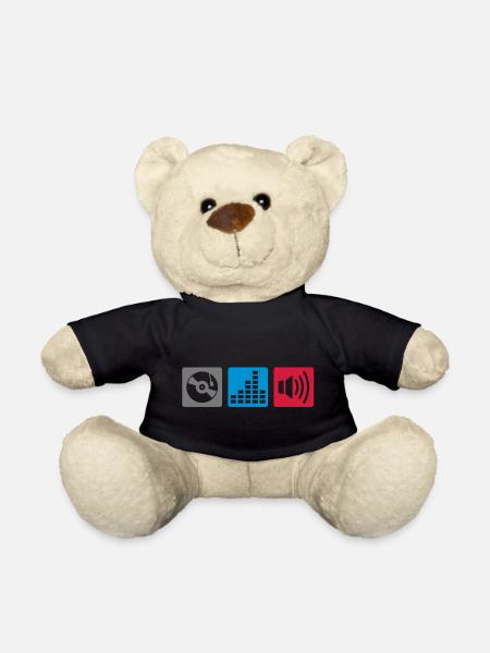 Music - DJ - Teddy Bear - black