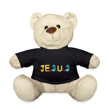 Jesus - Teddy - Schwarz - Vorne