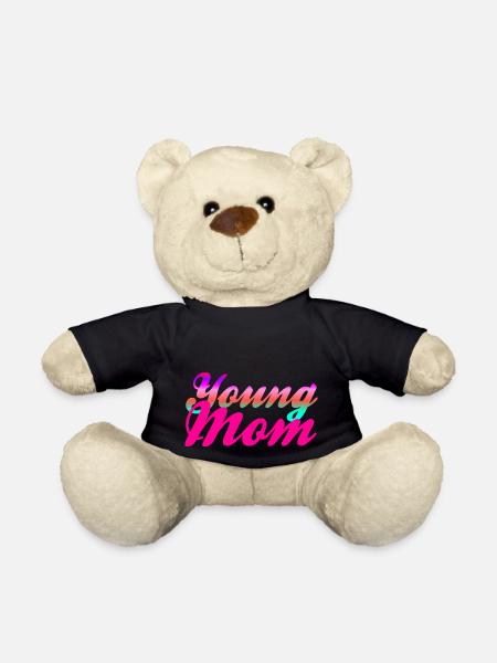 Jeune maman - Nounours - noir