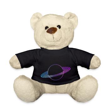 Rings Of Saturn - Teddy Bear - black - Front