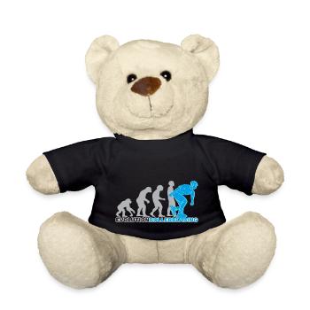 evolution rollerblading, inline skates, skating - Teddy Bear - black - Front