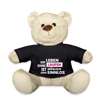 Triathlon Swim Bike Run Marathon - Teddy - Schwarz - Vorne