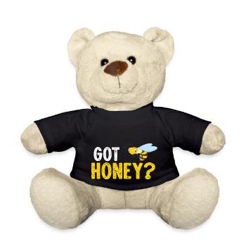 Got Honey? - Teddy - Schwarz - Vorne