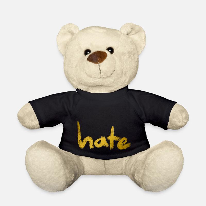 Texte de haine Or - Nounours - noir