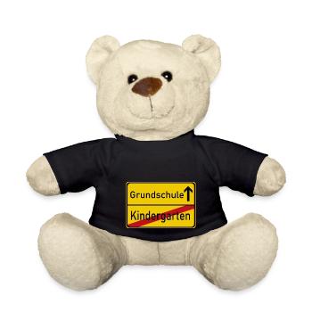 Einschulung Grundschule - Teddy - Schwarz - Vorne