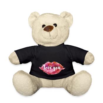 Love you - Nounours - noir - Devant
