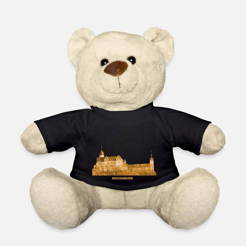 Rochsburg Lunzenau Schloss Burg Sachsen - Teddy - Schwarz