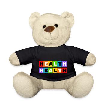 Health - Teddy Bear - black - Front