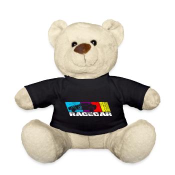 Voiture de course - Nounours - noir - Devant