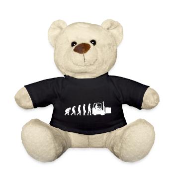 Lagerarbeiter Geschenk Lagerlogistik Logistik - Teddy - Schwarz - Vorne