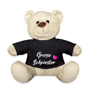 Grosse Schwester White - Teddy - Schwarz - Vorne