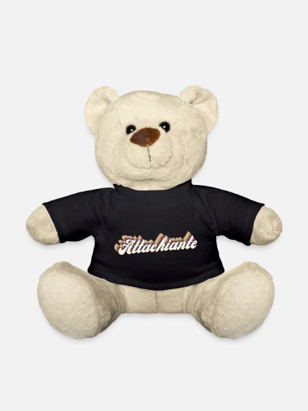 attachiante vintage - Nounours - noir