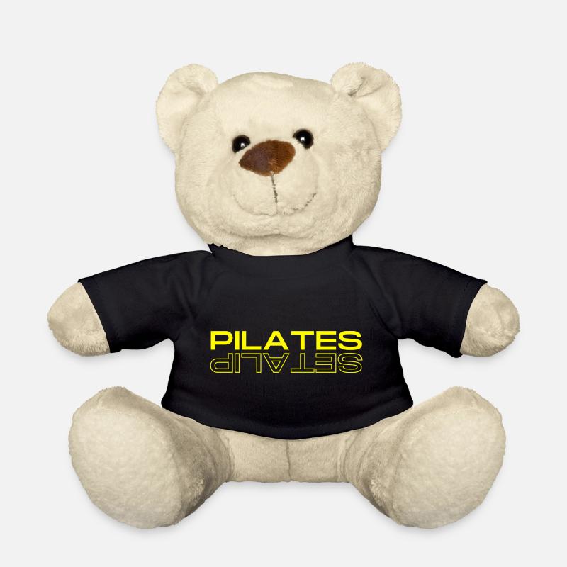 Pilates Mirror Reflection - Teddy Bear - black