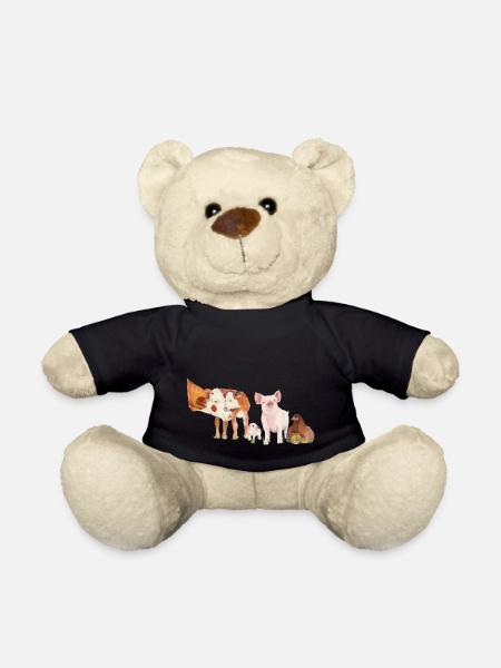 Bauernhof Tiere Veganismus - Teddy - Schwarz