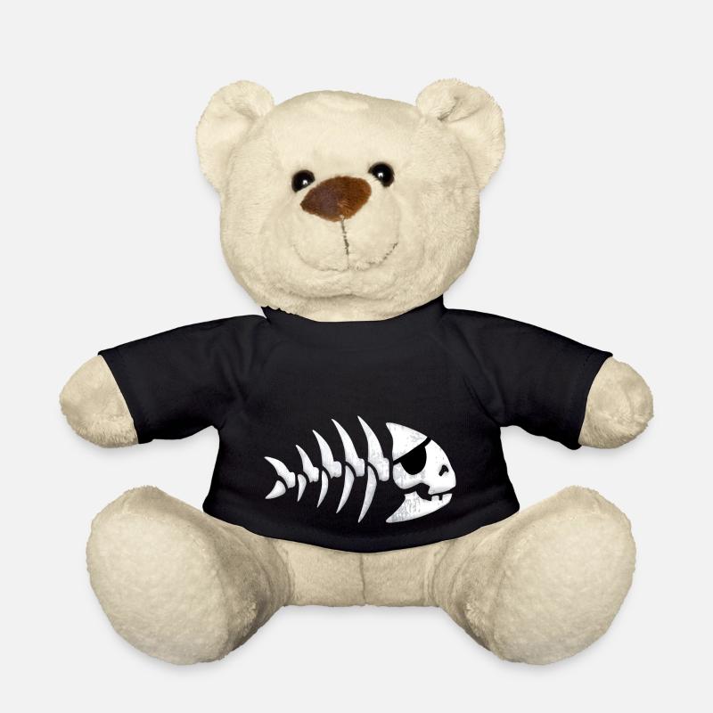 Piratenfisch - Teddy - Schwarz