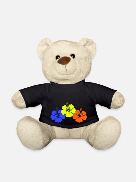 Fleur d’hibiscus - Nounours - noir