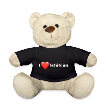 I love Schifoan - Teddy - Schwarz - Vorne