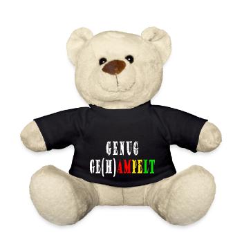 GENUG GE(H)AMPELT Ampel-Protest - Teddy - Schwarz - Vorne