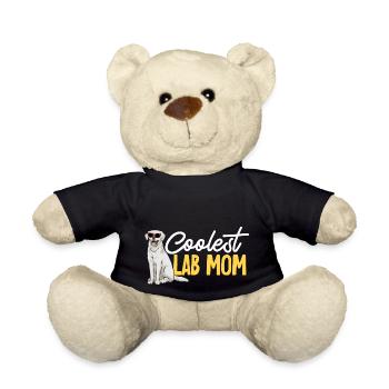 Labrador Retriever blanc Labrador Labrador blanc - Nounours - noir - Devant