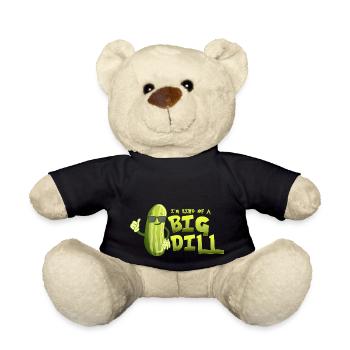 I'm Kind Of A Big Dill Cucumber Vegan Pickle - Teddy - Schwarz - Vorne