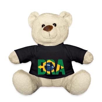 Brazil - Teddy Bear - black - Front