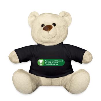 A survécu à une autre famille Noël Gamer drôle - Nounours - noir - Devant