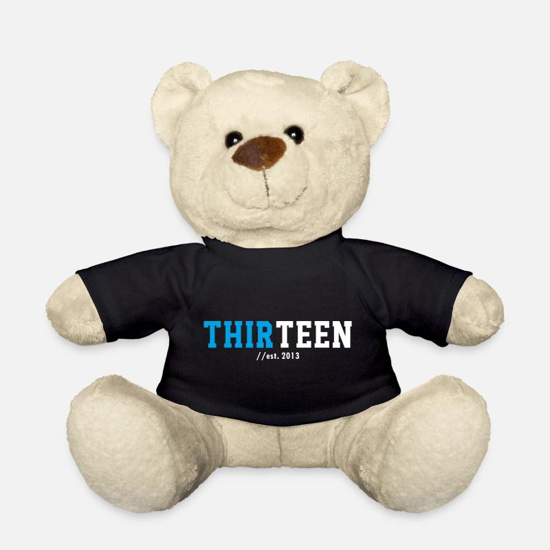 13. Geburtstag 2026 Thirteen Teenager Geschenkidee - Teddy - Schwarz