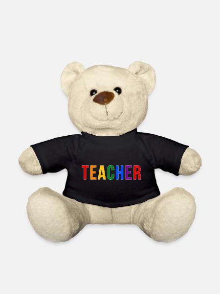 LGBTQ Pride Lehrer-Typografie-Design im 90er-Jahre-Look - Teddy - Schwarz