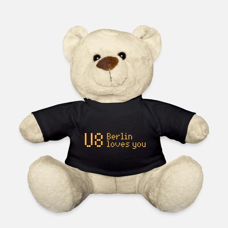U8 - Berlin loves you - Sign - Teddy - Schwarz