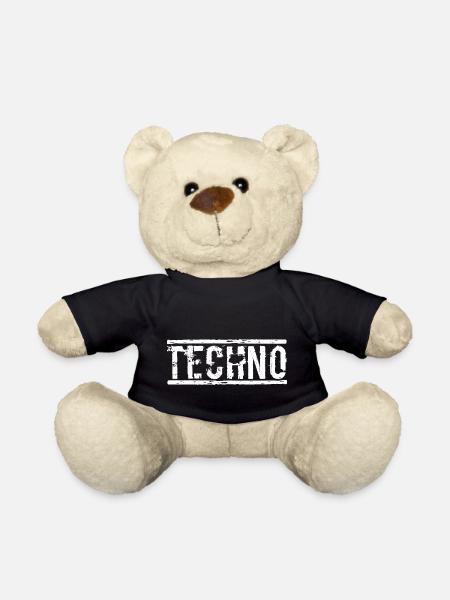 Techno - Teddy - Schwarz