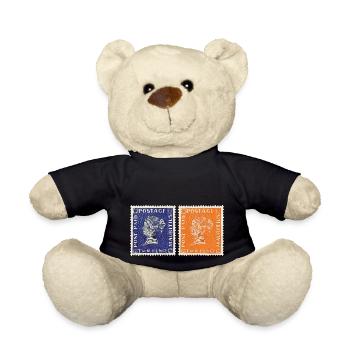 Rote und Blaue Mauritius - Teddy - Schwarz - Vorne