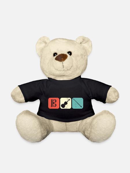 Viola Key Viola Viola Violist - Nounours - noir