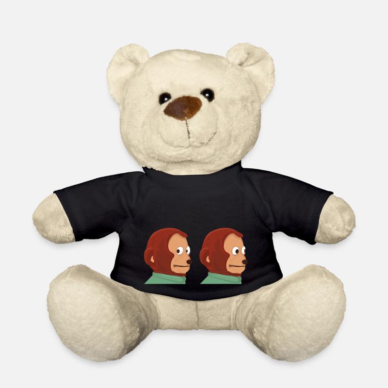 Lustiges Affenpuppen-Meme - Teddy - Schwarz