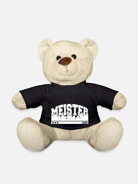 Meister 2022 Aufstieg Fußball - Teddy - Schwarz