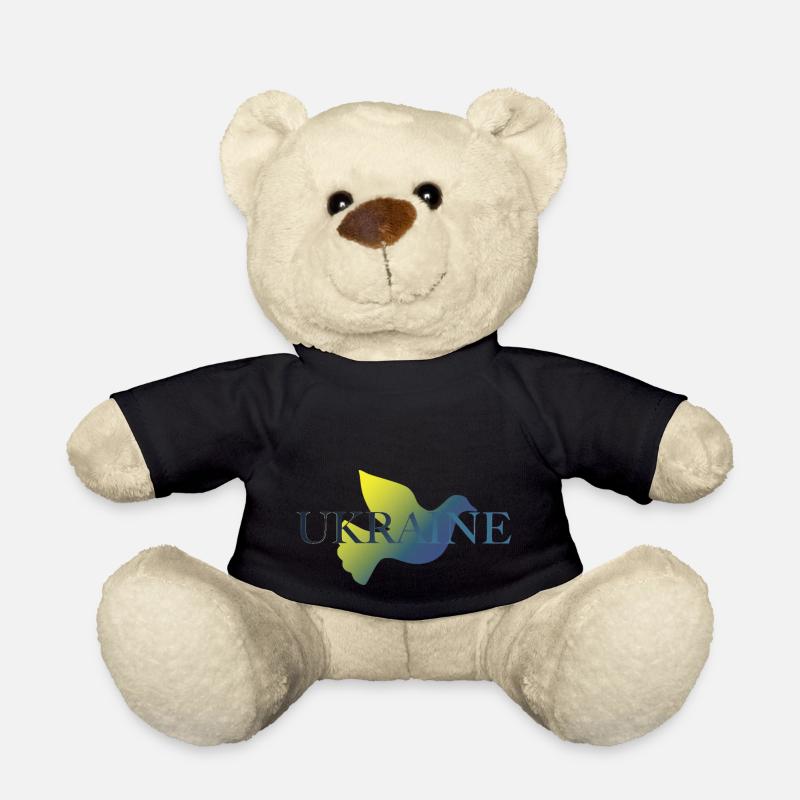 Ein freier ukrainischer Vogel - Teddy - Schwarz