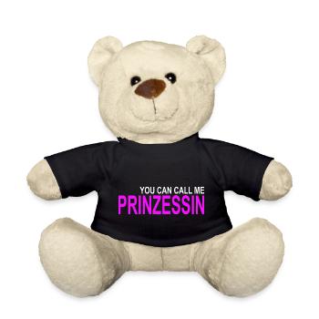Call me Prinzessin - Teddy - Schwarz - Vorne