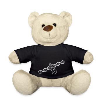 Gitarrist Musik Gitarristin Band Gitarre Musiker - Teddy - Schwarz - Vorne