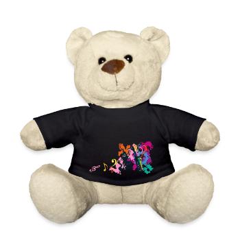 Saxophon Music Note Key G Fancy - Teddy - Schwarz - Vorne