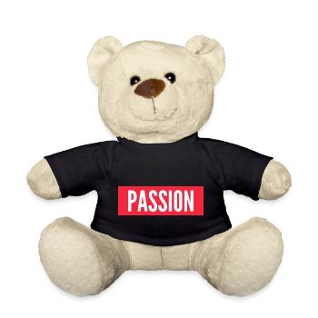 PASSION - Teddy Bear - black - Front
