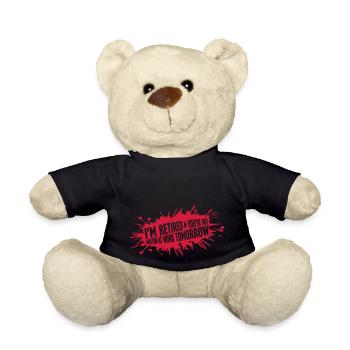 have fun at work - Teddy Bear - black - Front