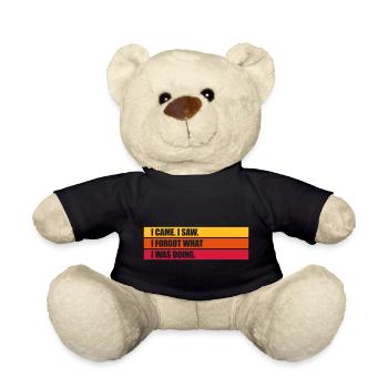 Je suis venu voir oublier - Nounours - noir - Devant